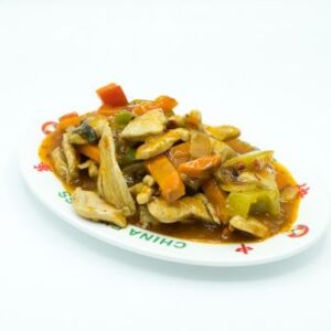 Poulet basilic très piquant